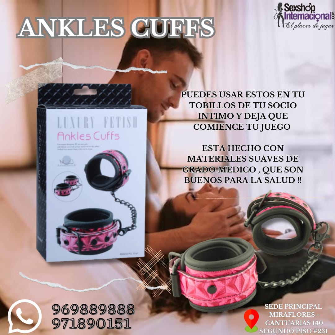 JUEGO DE ESPOSAS-PAREJAS - CORREA AJUSTABLE - SEXSHOP LIMA 971890151 